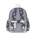 thumbnail image 3 of Siberian Husky Backpack for School,Cute School Bag,Schoolbag with Adjustable Shoulder Straps & Padded Back,13.4"x11"x4.7", 3 of 6