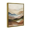 thumbnail image 4 of Stupell Industries Abstract Mountain Range Landscape Painting Gold Floater Framed Canvas Art Print Wall Art, 17 x 21, 4 of 10