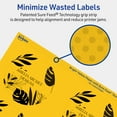 thumbnail image 5 of Avery Printable Round Labels, Bright Yellow, 3" Diameter, 60ct, 5 of 11