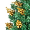 thumbnail image 3 of Gustave 12 Pack Glitter Berry Stems Artificial Christmas Picks, 8 inch Fake Berries Branches for Xmas Tree Wreath Ornaments Wedding Holiday Home Decor - Gold, 3 of 8