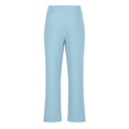thumbnail image 3 of Aimik Hanes Men's Casual Linen Pants Drawstring Elastic Waist Summer Yoga Beach Pants Lightweight Loose Trousers-Light Blue XL, 3 of 5