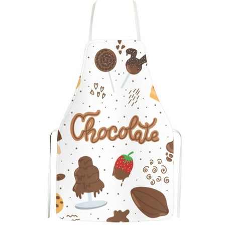 

Pengpengfang 1 Pcs Cooking Apron Soft Touch All Matched Flax Universal Easy Wear Bib Apron Baking Supplies