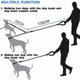thumbnail image 4 of YeewayVeh Double Dog Leash for 2 Dogs, 360° Tangle-Free Swivel with Shock Absorbing Bungee, Adjustable Dual Dog Walking Leash (25-150 lbs), 4 of 7
