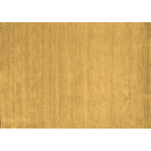 Ahgly Company Indoor Rectangle Solid Brown Modern Area Rugs, 8' x 10'