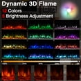 thumbnail image 6 of Maxhonor Electric Fireplace Mantel with 12 Flame Colors, Overheating Protection & Remote Control, Classic Minimalist Design, 6 of 8