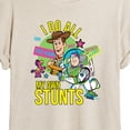 thumbnail image 3 of Toy Story 4 - I Do My Own Stunts Woody And Buzz - Juniors Ideal Flowy Muscle T-Shirt, 3 of 5
