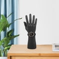 thumbnail image 3 of Milisten 1pc Vinyl Simulation Male Hand Model Hand Form Ring Stand Holder Hand Mannequin Rack Watch Ring Display Props(Black), 3 of 6
