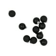 thumbnail image 6 of Northlight Shiny and Matte Glass Ball Christmas Ornaments - 1.5" (40mm) - Black - 10ct, 6 of 7