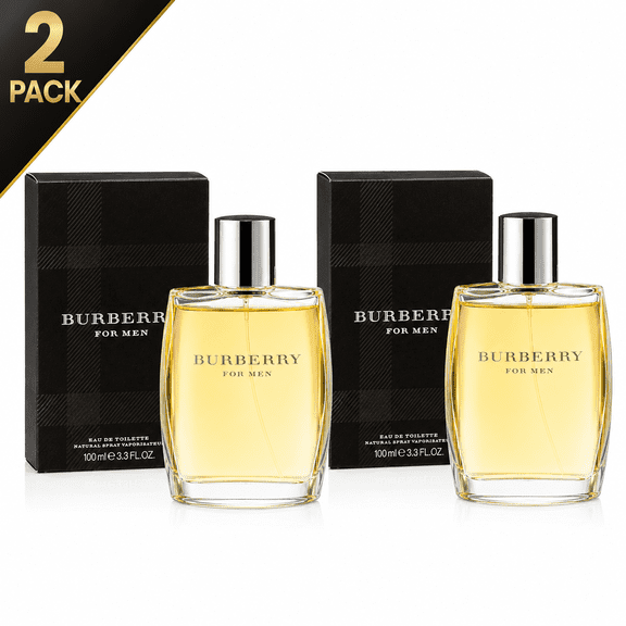 Burberry Eau De Toilette Spray for Men 3.3 Oz (2 Pack)