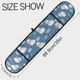 thumbnail image 3 of Dailycode Double Sided Oven Mitt with Loop Heat Resistant Kitchen Long Potholders 7" x 35" Cartoon Sheep Stars Clouds, 3 of 6
