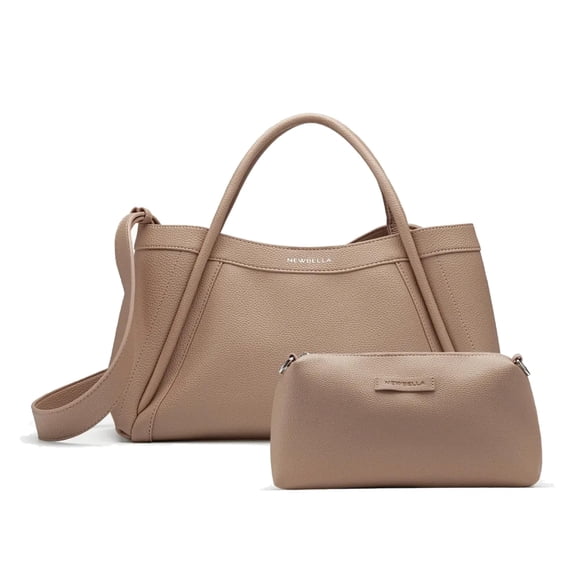 Bolso de mano NEWBELLA Hobo para mujer, color albaricoque, 28 cm