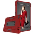 thumbnail image 1 of Mignova pour Lenovo Tab E8/TB8304F Étui pour Tablette 8,0 Pouces, Étui Hybride Robuste Antichoc avec Armure Rigide, Protection Intégrale avec Support Intégré pour Lenovo Tab E8/TB8304F 8,0 Pouces (Rouge/noir), 1 of 7