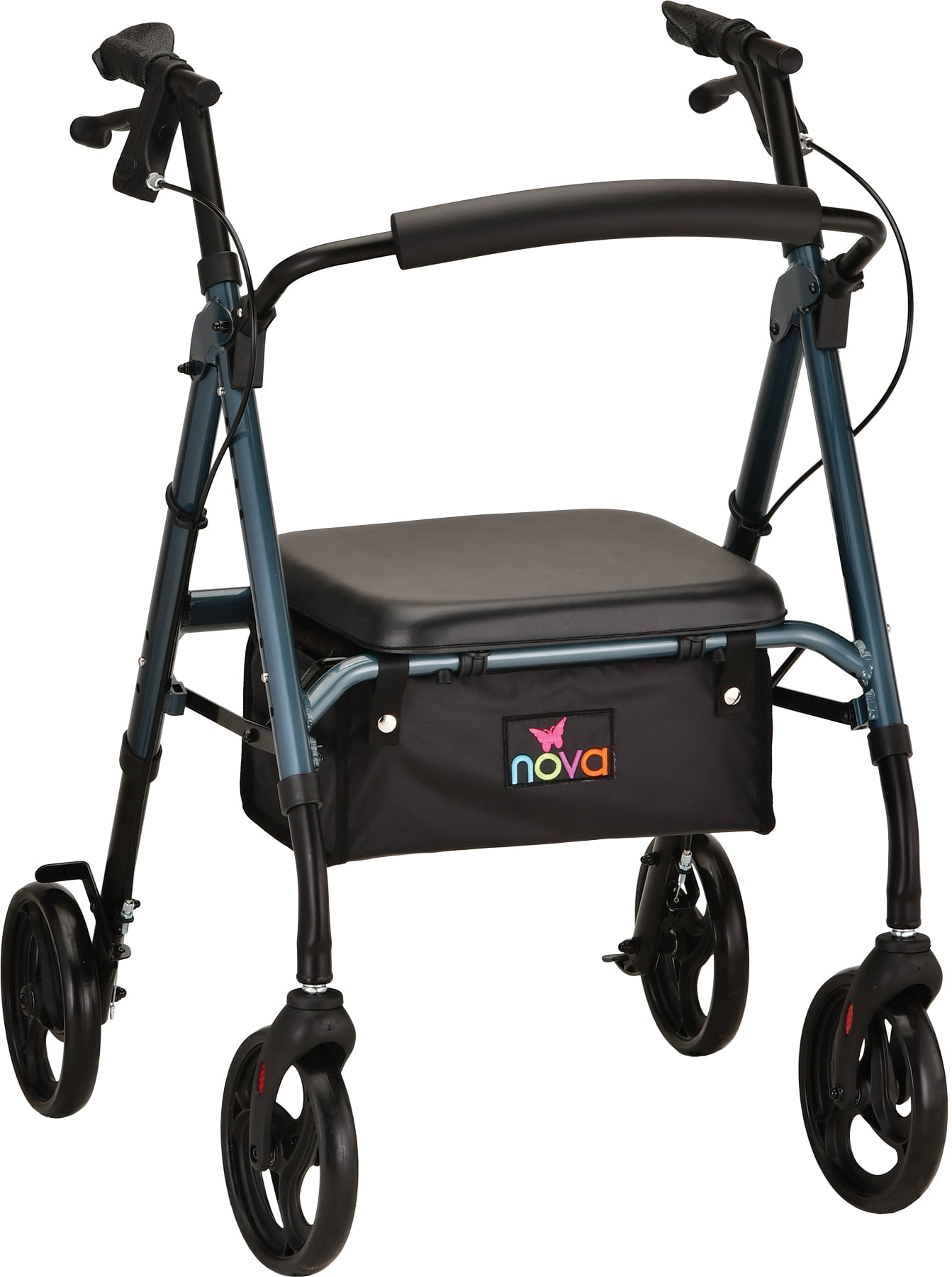 Nova Medical Star 8 Rolling Walkers Blue