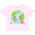 thumbnail image 3 of Inktastic Happy Earth Day with hearts Boys or Girls Toddler T-Shirt, 3 of 5