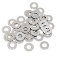 thumbnail image 1 of Red Hound Auto 40 Flat Standard Washers Set Fits 1/4 inch .281 inch ID Hole Size, .625 inch OD for 304 SS Stainless Steel Corrosion Resistant, 1 of 4