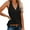 Black, variant on Summer Tank Tops for Women V Neck Sleeveless T Shirts Loose Casual Basic Top