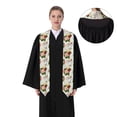 thumbnail image 4 of Haiem Vintage Bike Flower Butterfly Pattern Graduation Stole 2024 | Premium Satin Sash for Graduation Ceremony, 4 of 7