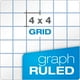 thumbnail image 4 of Papel de relleno Oxford 4x4 Graph Rule, 21,59 x 27,94 cm, 400 hojas, 4 of 4
