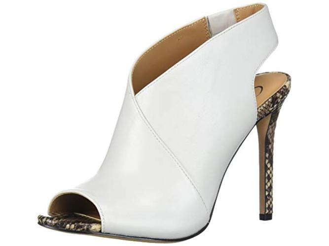 off white heeled sandals