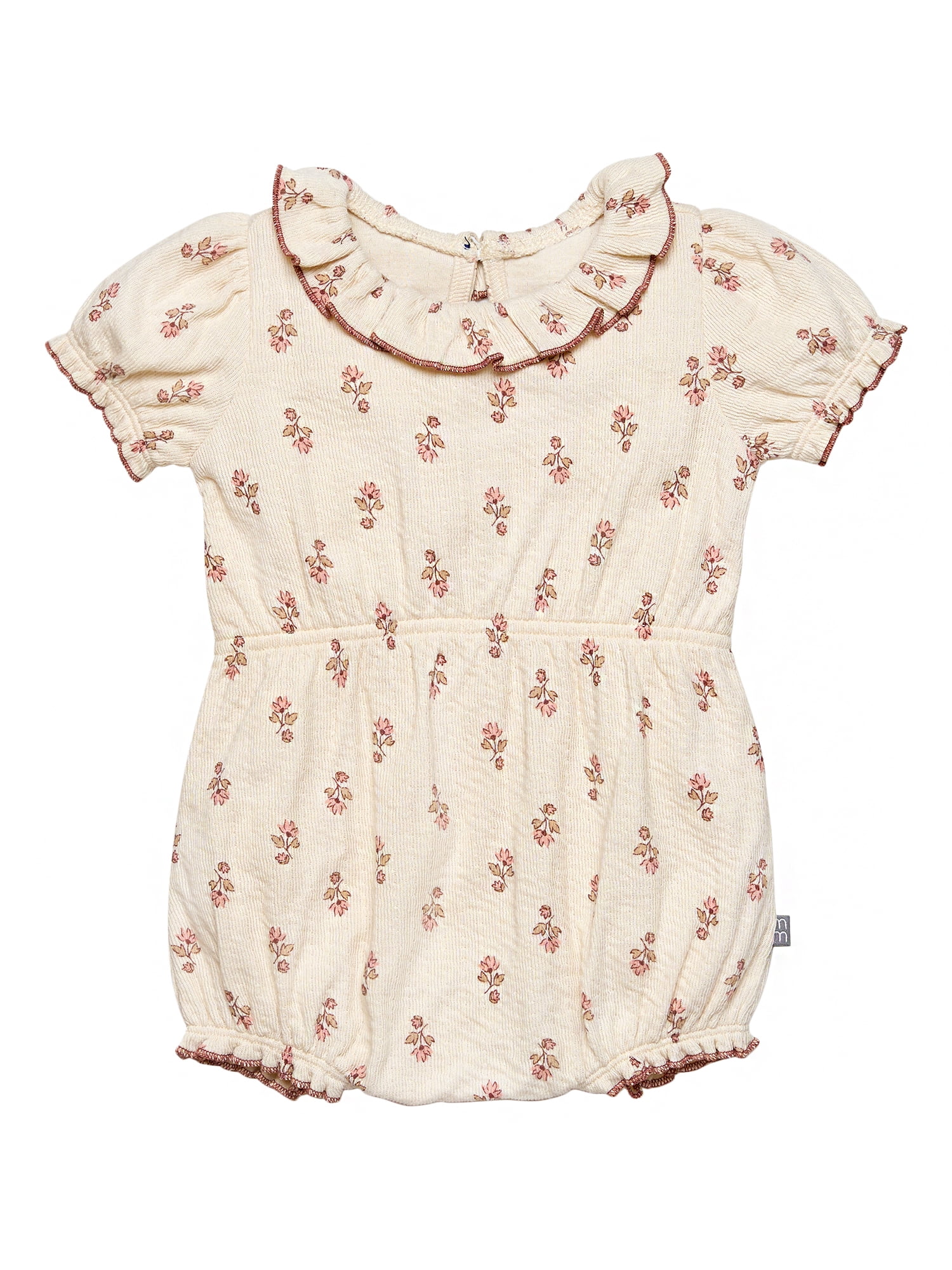 Modern Moments by Gerber Baby Girl Ruffled Bubble Romper, Sizes 0/3 Months - 24 Months