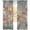 Orange, Amber, Moss, Earth, variant on Grey Brown Copper Rust Sheer Curtains 72 Inches Long, Vintage Industrial Mottled Abstract Light Filtering Window Curtains for Living Room, Rod Pocket Voile Sheer Curtain Drapes, 52"W x 72"L, 2 Panels