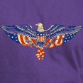 thumbnail image 3 of CafePress - Retro Eagle And USA Flag Dark T Shirt - Men's Classic Graphic Cotton T-Shirt, 3 of 4