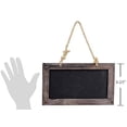 thumbnail image 2 of park hill 10.5' x 6.25' wood framed double-sided hanging chalkboard sign, 2 of 2