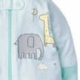 thumbnail image 2 of Gerber Baby Gender Neutral Sleep 'n Play Footed Pajamas, 2-Pack, 0/3 Months - 6/9 Months, 2 of 7