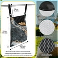 thumbnail image 6 of ZIATUBLE Marble Sreipes Clothespin Bag with Clothespins Heavy Duty Clothespin Bag for Clothesline Outdoor 2 Pieces Set Portable Wardrobe Clothes Storage Organizer Closet with Hanging Rack, 6 of 7