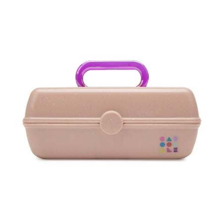 Caboodles Pretty In Petite Cosmetic Case, Shooting Star - Nude Sparkle over Nude Sparkle
