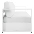 thumbnail image 3 of Modway Tahoe Outdoor Patio Powder-Coated Aluminum 4-Piece Set in White White, 3 of 10