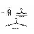 thumbnail image 5 of Folding Travel Hangers-3 Section Design, Non-Slip Collapsing Clothing Hangers, Space Saving and Lightweight for Easy Carrying and Storing, 6Pcs (Blue), 5 of 6