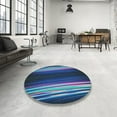 thumbnail image 3 of Ahgly Company Indoor Rectangle Patterned Koi Blue Novelty Area Rugs, 6' x 9', 3 of 6