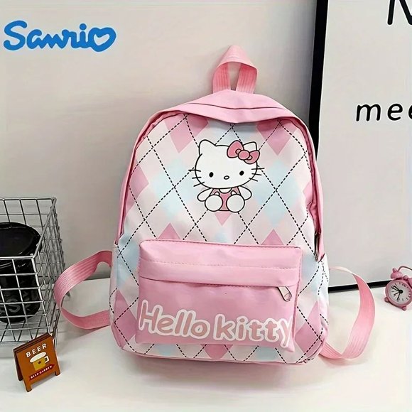 Sanrio Sac à Dos Mignon Mélodie pour Enfants Grande Capacité Léger Sac d'École à la Mode Sac de Voyage Maternelle
