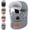 Gray, variant on Unisex Outdoor Biking Hat with Goggles 5-in-1 Fleece Hat and Neck Warmer Winter Hood Casual Style Thick Inner Lining Fleece Padding Full Face Coverage Warm Winter Sports & Outdoor Accessory