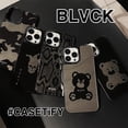 thumbnail image 2 of COOL Bear Skull Hot Sale Casetifg Marca Carcasa Con Caja Conjunta Blvck Espejo Funda Para iPhone 11 12 13 14 Pro Max 14 Plus Silicona Original Talla A Prueba De Golpes Cubierta Lateral De Fuente, 2 of 4