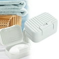 thumbnail image 2 of Fdelink Portable Travel Soap Box Holder Plastic Soap Case Dish Container with Leachate Sponge for Bathroom Outdoor Hiking Camping Gym, Soap Dish & Holders, Soap Case, 2 of 9