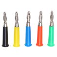 thumbnail image 1 of Banana Plug, Copper Banana Plug Stable Reliable Maximum.19A Current Welded Lantern Type 30Vac-60Vdc Zinc Alloy ABS Material  For Tape Recorders For Hardware, 1 of 8