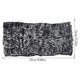 thumbnail image 4 of Guardurnaity Diademas invierno otoño Protector de cabeza de ganchillo grueso Universal señoras orejeras diademas accesorios para el cabello para Accesorio para el cabello Blanco negro, 4 of 6