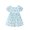 Light Blue, variant on OOOUM Toddler Baby Cotton Dresses Short Sleeve Floral Print T Shirt Dress Breathable Lightweight Summer Outfits Purple 2-3 Years