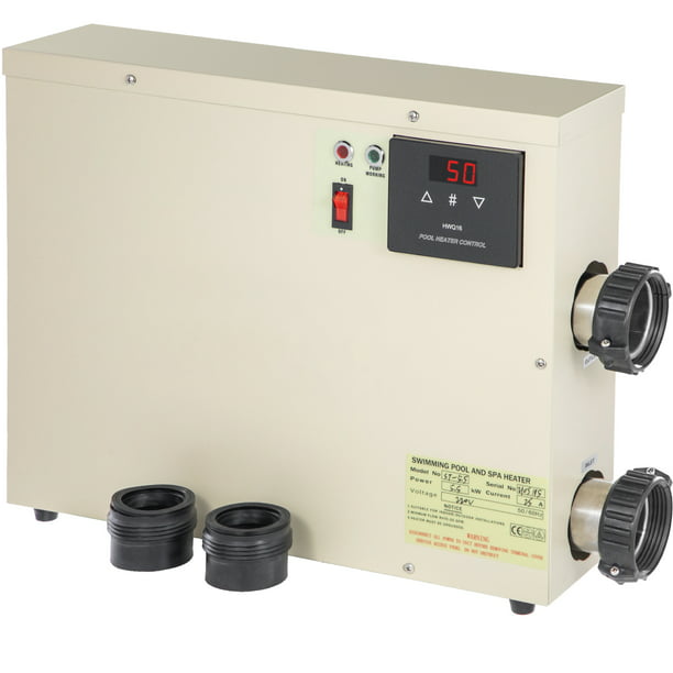 Vevor Electric Pool Heater 11kw 220v, Bathtub Spa Machine With Heat Pump