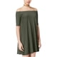 thumbnail image 1 of Vestido recto Planet Gold suave para mujer verde mediano, 1 of 2