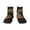 2 Black-2, variant on Palatial Gold Pattern Horse Pattern Quarter Crew Socks,Toe Seamed Ankle Socks,Cotton Cushioned Breathable Athletic Crew Sports Socks