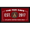 Atlanta United FC Framed 10" x 20" Fan Cave Collage - Fanatics Authentic Certified