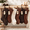 Neutral Colors, variant on 6 Pack Neutral Colors Cable Knit Christmas Stockings, 18 Inch and 15 Inch Sizes