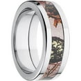 thumbnail image 3 of Pink Break Up Women's Camo 8mm Stainless Steel Wedding Band with Polished Edges and Deluxe Comfort Fit, 3 of 3
