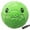 Green, variant on Silent Indoor Plush Balls, Soft Inflatable Quiet Bouncing Balls for Home Play, Cute Animal Design Lightweight Floor & Wall Safe Toys with Pump