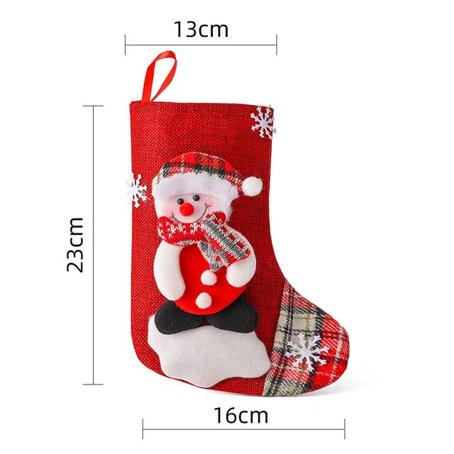 Gift Bag Small Sock Pendant Tree Hanging Ornament Bag-Youyoupin