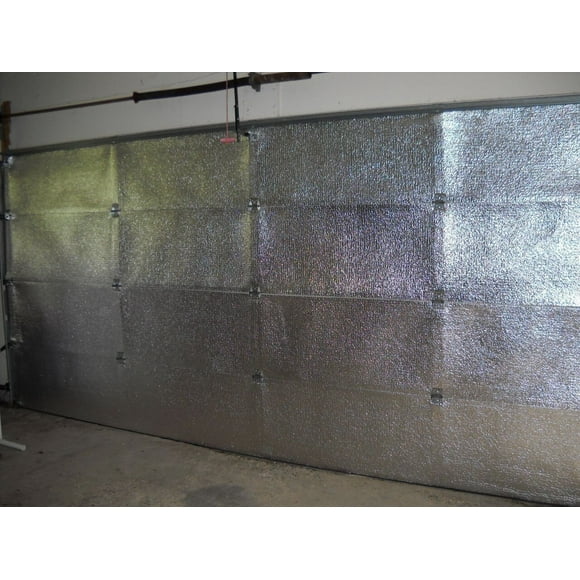 NASA TECH Reflective Foam Core Garage Door Insulation Kit Fits 8x7 8x8 9x7 9x8 Single Car Garage Doors
