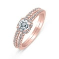 thumbnail image 2 of 5/8 Carat TW Diamond Bridal set in 10k Rose Gold (G-H Color, I1-I2 Clarity, Engagement ring and Wedding Band), 2 of 4